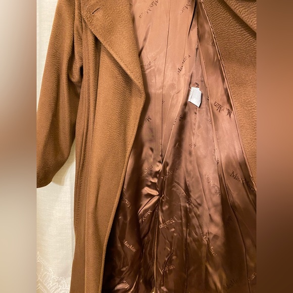 Max Mara camel hair manuela tobacco brown coat - Picture 9 of 12